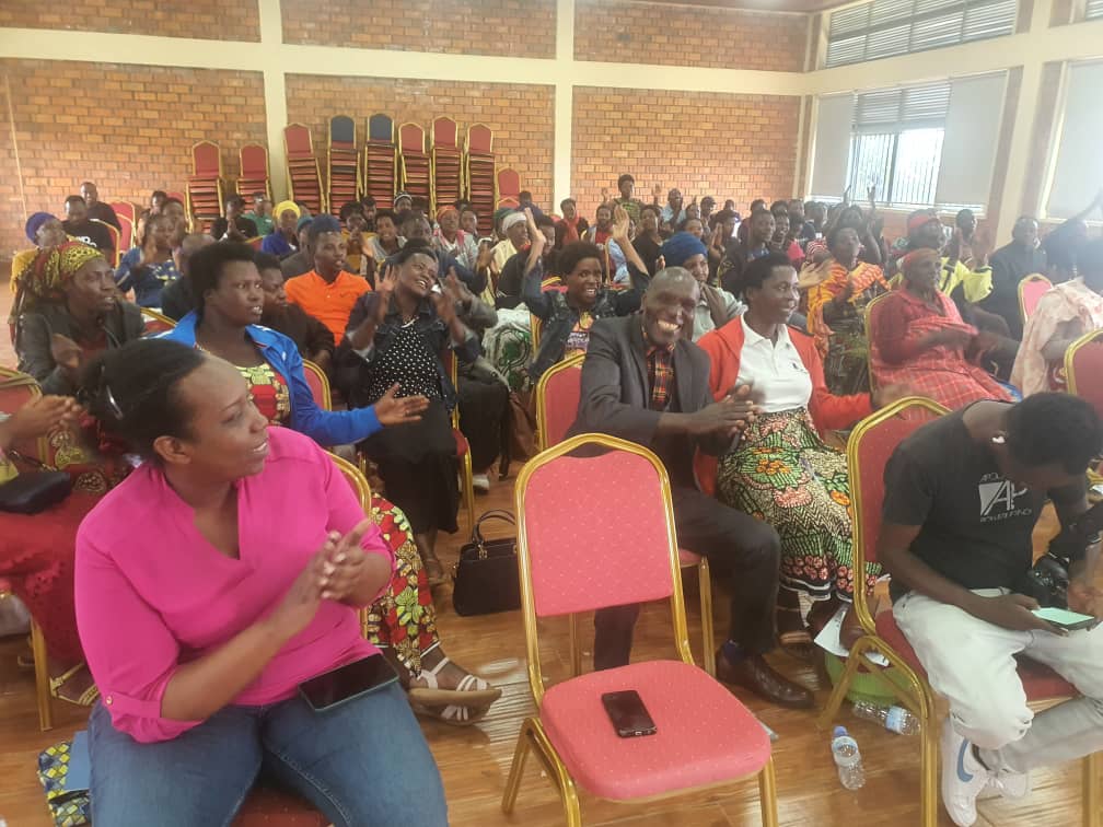 Abatuye ahazagurirwa Pariki bishimiye ubumenyi bahawe bwo gutegura imishinga