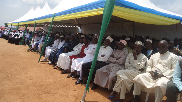 Abayisilamu bari benshi muri uyu muhango