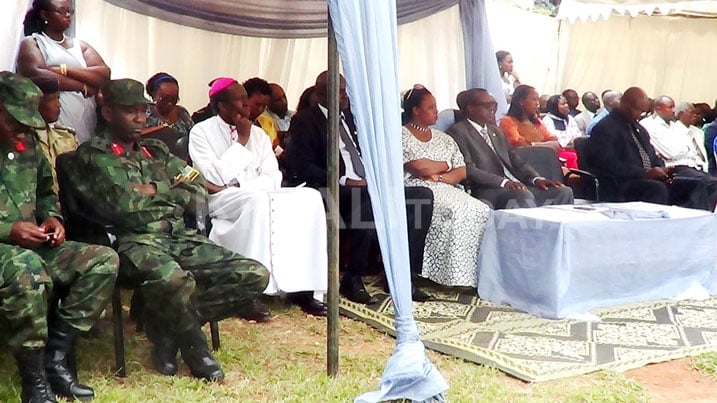 Muri uyu muhango wo kwibuka abaciwe i Kabgayi muri Jenoside hari abayobozi benshi batandukanye.