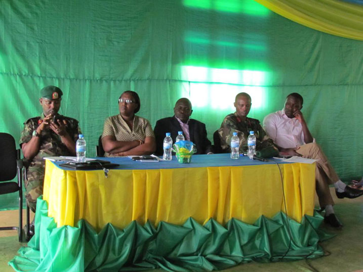 Abayobozi batandukanye bitabiriye umwiherero.