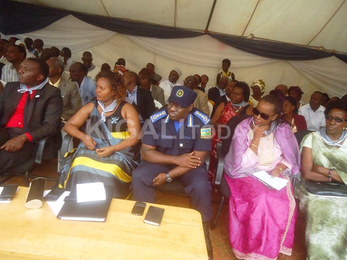 Abayobozi mu nzego zitandukanye bari bitabiriye uyu muhango.