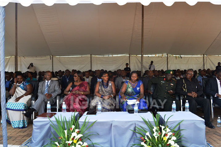 Abayobozi mu nzego zitandukanye bitabiriye uyu muhango.