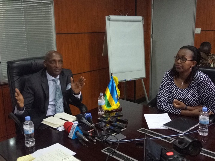 Abayobozi ba RSSB basobanuriye abanyamakuru ibyagezweho na RSSB mu gihembwe cya mbere guhera muri Kamena 2018 kugeza mu Ukuboza 2018