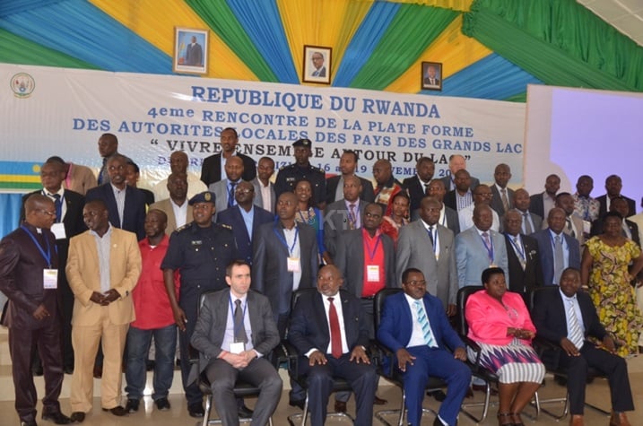 Abayobozi bahuriye mu muryango AIMF w'ibihugu bivuga igifaransa, bitabiriye inama igamije kunoza imishinga.