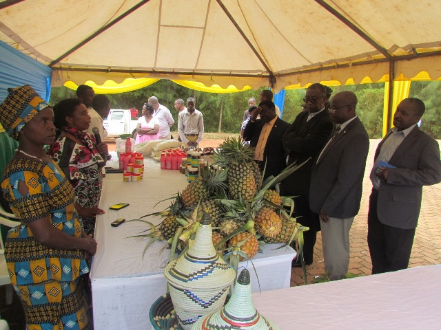 Abayobozi banyuranye beretswe amahirwe ari mu karere ka Gakenke muri Gahunda y'ubuhinzi