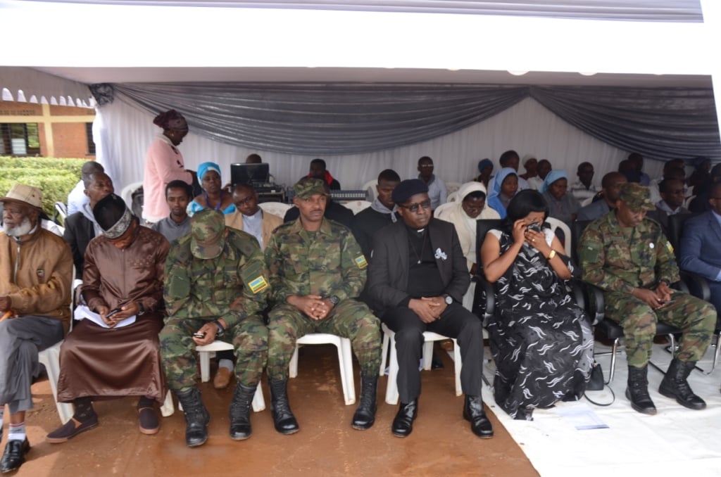 Abayobozi batandukanye bitabiriye umuhango wo kwibuka Jenoside yakorewe Abatutsi mu Murenge wa Nkanka