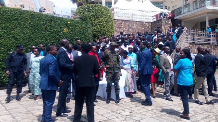 Abayobozi bitabiriye ibiganiro bijyanye no kwizihiza umunsi nyafurika wo kurwanya ruswa biganjemo abo mu nzego z'ibanze