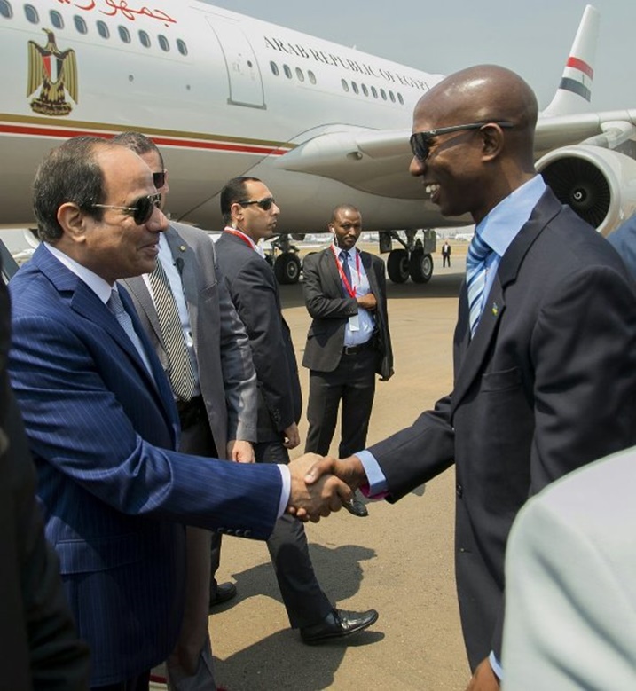 Perezida wa Misiri, Abdel Fattah el-Sisi mu Rwanda.