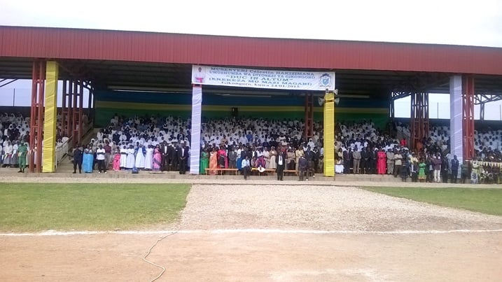 Abihayimana batandukanye bari bitabiriye ibirori.