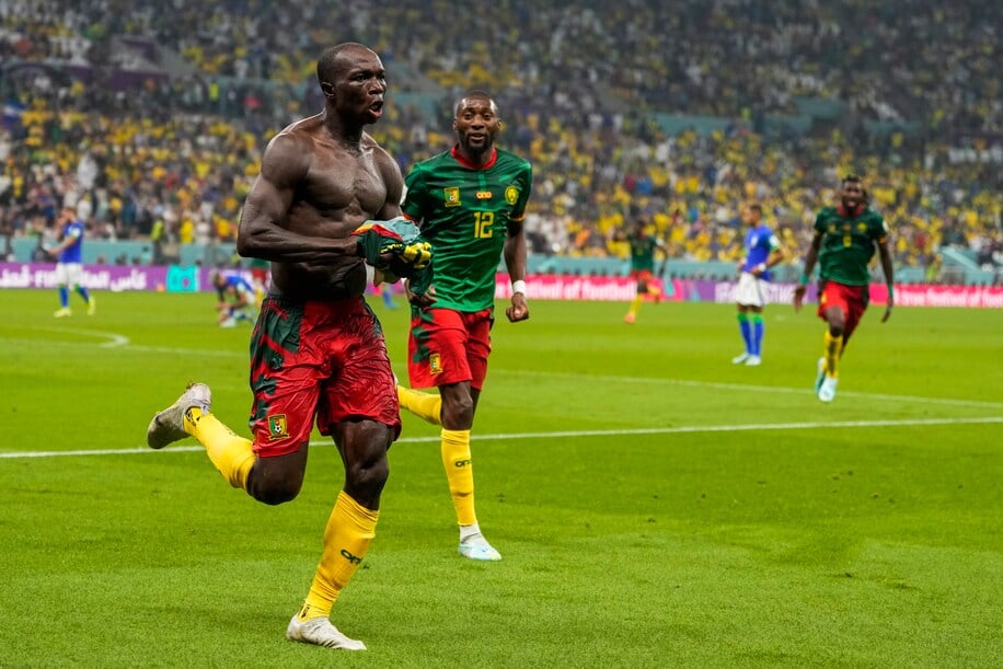 Vincent Aboubakar gutsinda Brazil byaramushimishije akuramo umupira yari yambaye