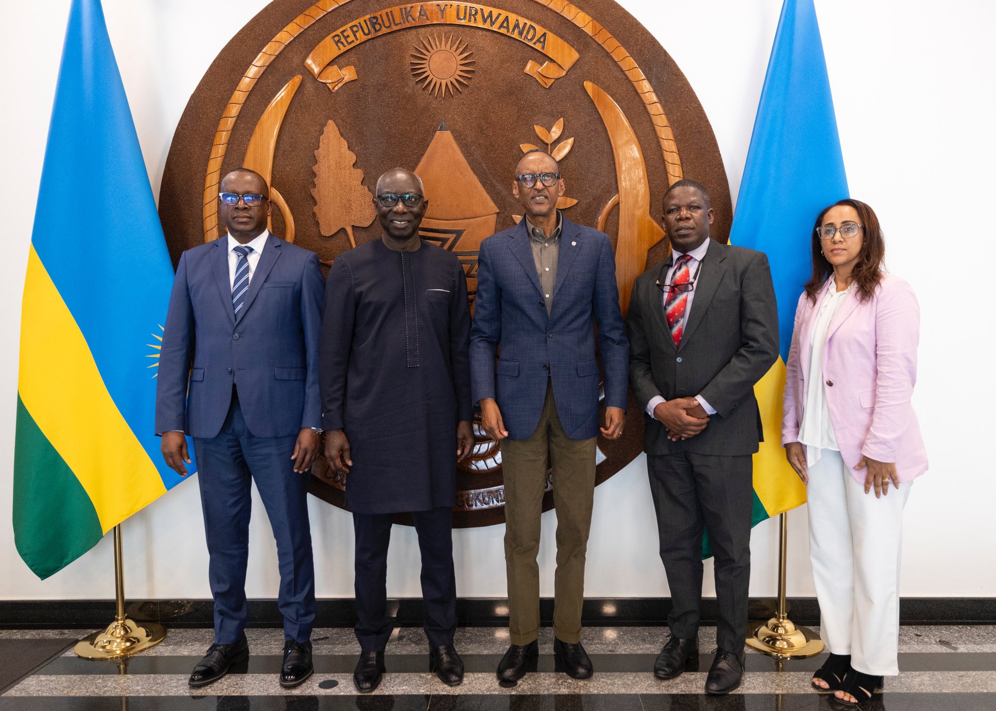 Adama Dieng yari kumwe n'itsinda ayoboye ndetse ibiganiro byitabiriwe na Minisitiri wa MINUBUMWE
