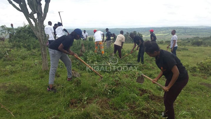 Mu gusoza icyumweru cyahariwe ibikorwa cya AERG/GAERG hakozwe umuganda buherereye mu Kagari ka Karama, umurenge wa Karangazi muri Nyagatare 
