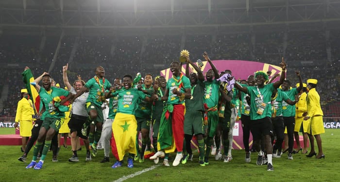 Byari ibyishimo kuri Senegal nyuma yo kwegukana igikombe cya Afurika bwa mbere