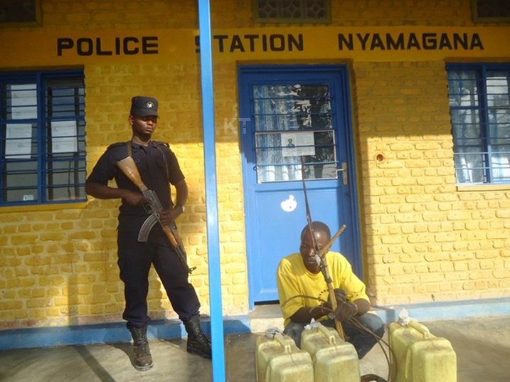 afungiye kuri polisi ya Nyamagana mu karere ka Ruhango.
