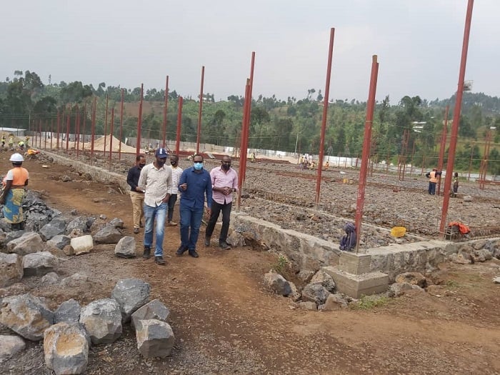Agakiriro gashya karimo kubakwa mu Murenge wa Cyuve kitezweho kugabanya ubushomeri mu rubyiruko