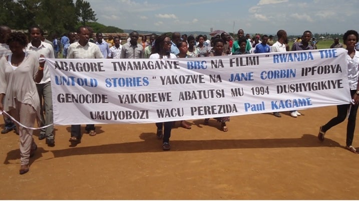 Urugendo rwo kwamgana BBC rwahereye ku kibuga cya Kaminuza y
