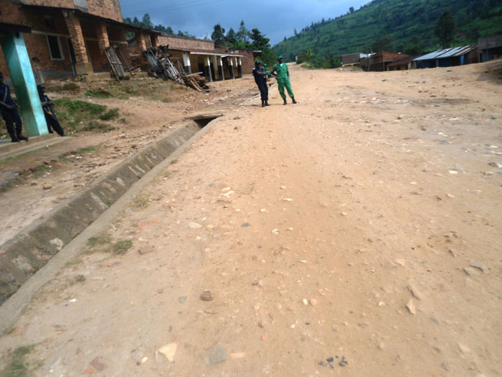 Ahaberaga isoko hari abashinzwe umutekano gusa.