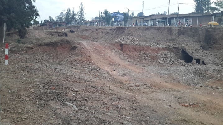 Ahagomba kubakwa isoko rya Nyabugogo hamaze imyaka hambaye ubusa. 