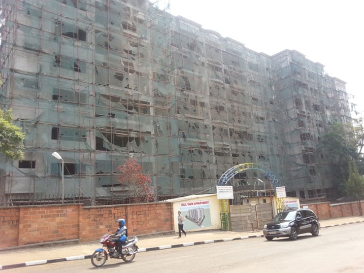 Ahahoze RBA naho hari kuzamurwa indi nyubako izatuzwamo abantu yitwa Hill View Appartment.