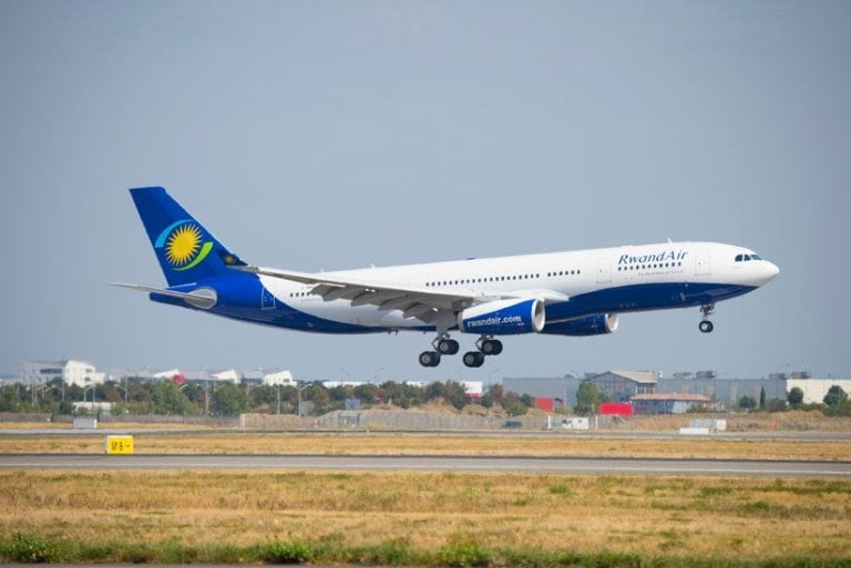 Airbus A330-200 ihaguruka mu bufaransa igana mu Rwanda