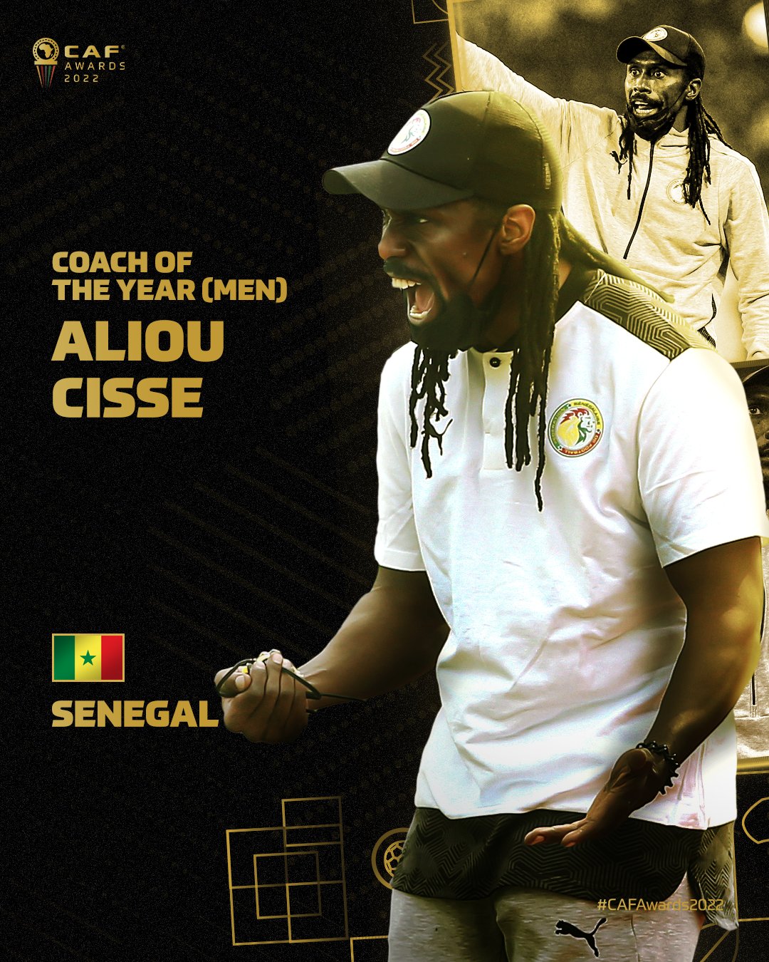 Aliou Cissé utoza Senegal ni we mutoza w'umwaka
