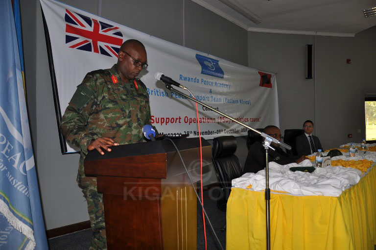 Amahugurwa yatangijwe na Brig Gen. Dr Rudakubana Charles