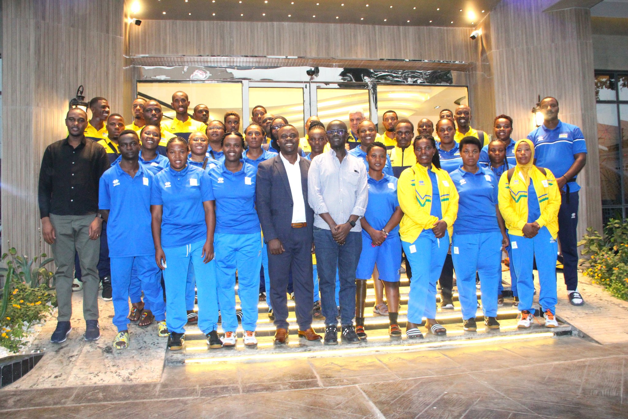 Amakipe y'u Rwanda yitabiriye shampiyona ya Afurika 2024 yageze muri Nigeria amahoro