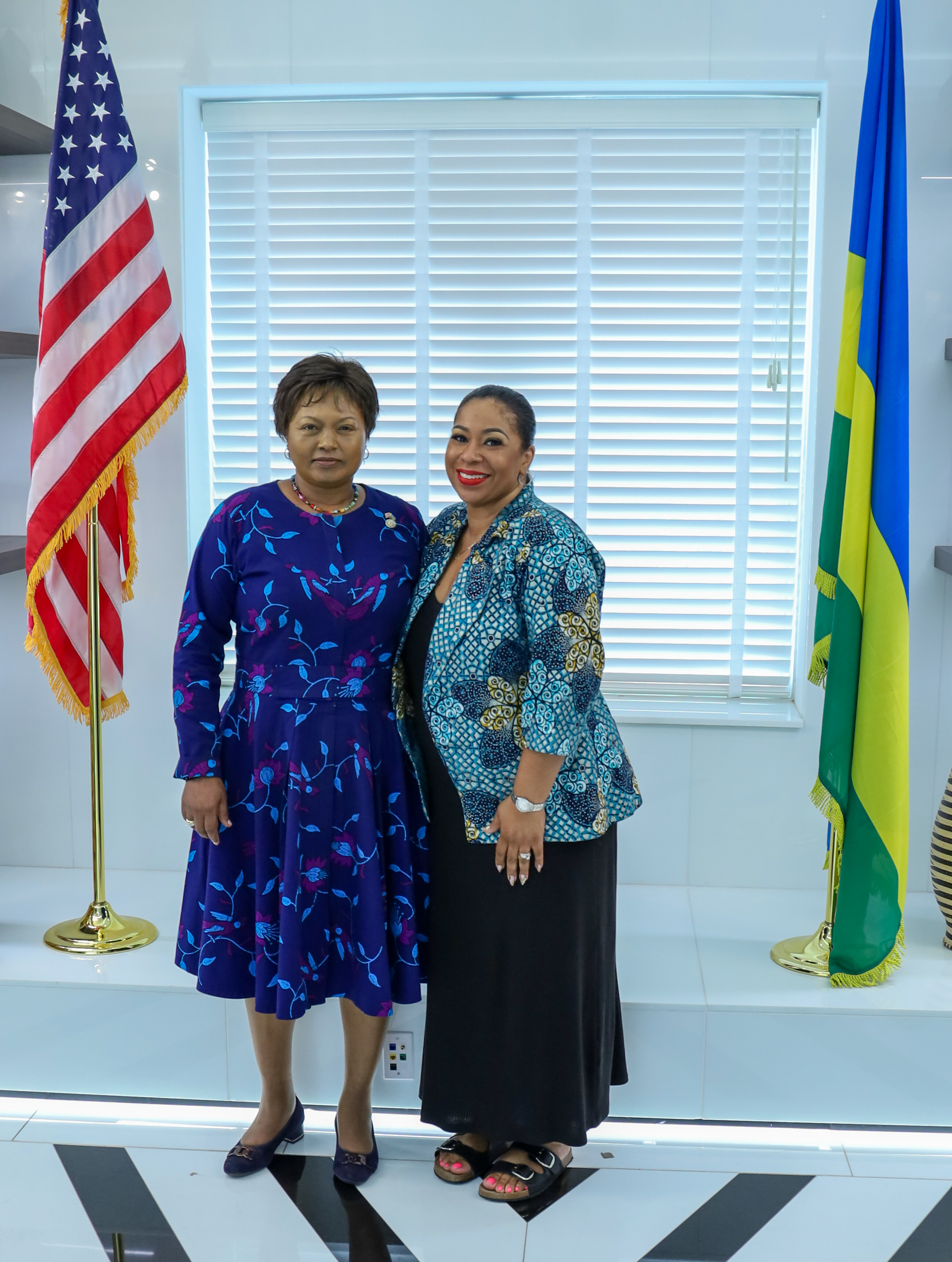 Amb. Mukantabana na Keisha Effiom baganiriye ku bikorwa bya USAID mu Rwanda
