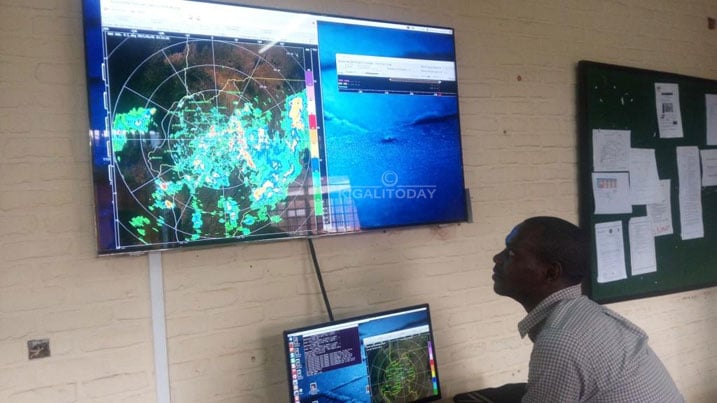 Amwe mu mafoto atangwa na Radar ku iteganyagihe