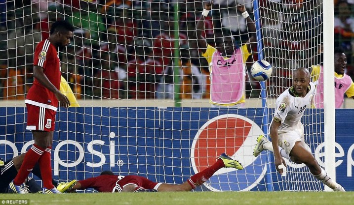 Andre Ayew ni we umaze gutsinda ibitego byinshi mu irushanwa aho agejeje kuri bine