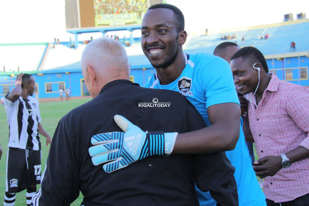 Umutoza Petrovic ashimira Kimenyi Yves ko yitwaye neza akaba nta gitego yinjijwe