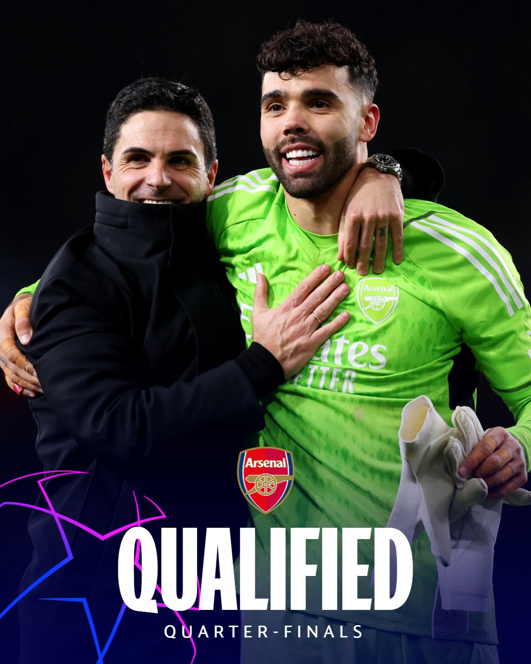 Arsenal yageze muri 1/4 cya UEFA Champions League nyuma y'imyaka 14 yari imaze itageramo