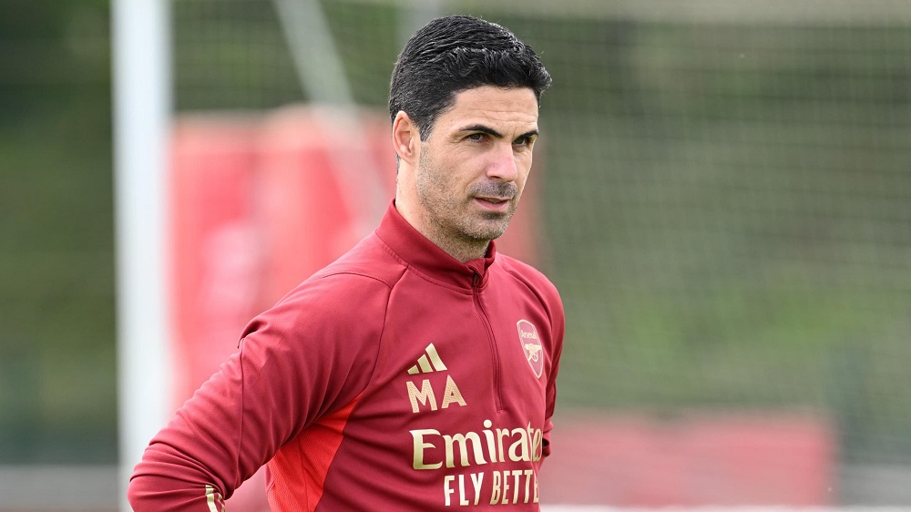 Umutoza wa Arsenal, Mikel Arteta, agiye gukina umunsi wa nyuma atarakura amaso ku gikombe cya shampiyona