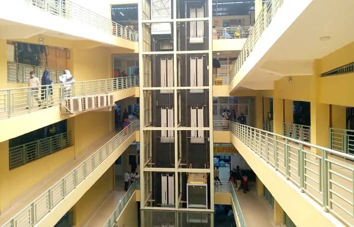 Ascenseur rukundo yahanutsemo yo mu isoko rinini rya Musanze rizwi nka GOICO