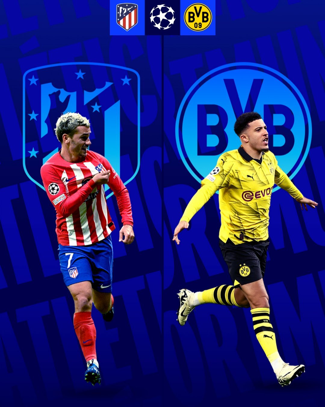 Atlético Madrid na Borussia Dortmund