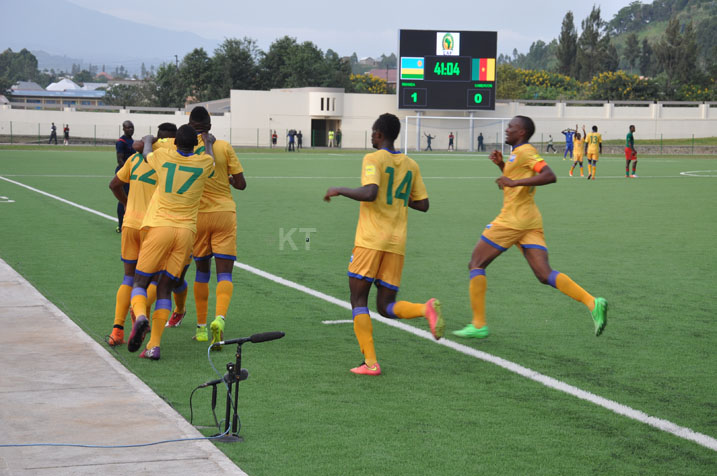 Amavubi yishimira igitego cya Rwatubyaye