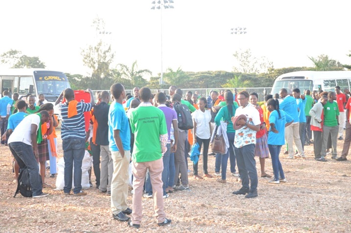 Bahagurukiye i Remera kuri Sitade Amahoro berekeza i Ngoma ahari butangirizwe iki cyumweru ku rwego rw'igihugu.