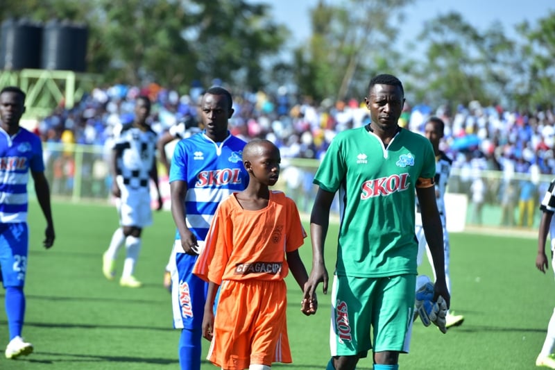 Ndayishimiye Eric Bakame umunyezamu wa Rayon Sports n'Amavubi