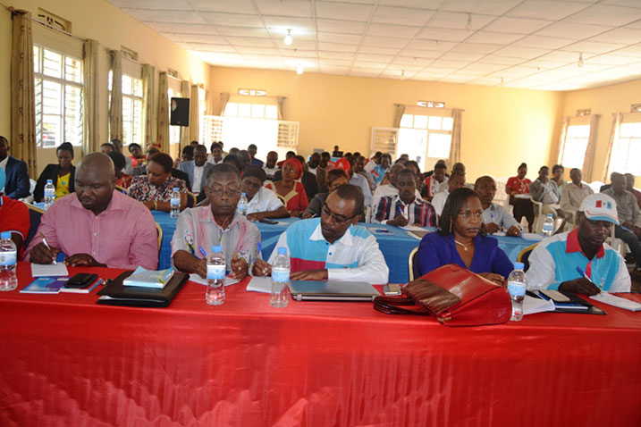 Bamwe mu bayobozi bo mu nzego nkuru z'igihugu bari baje guha ubumenyi abayobozi muri FPR-Inkotanyi b'Iburasirazuba.