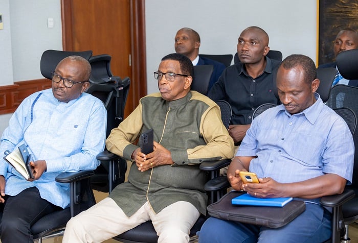 Bamwe mu bakora ubucuruzi bw'ibikomoka ku bworozi bari bitabiriye inama