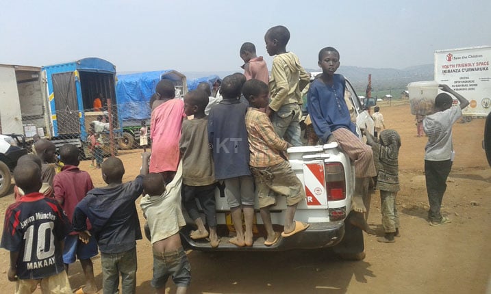 Bamwe mu bana baba mu nkambi usanga batajya ku ishuri