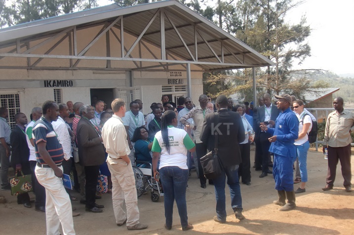 Bamwe mu bitabiriye iyi nama basuye Kagugu Dairy Farm iri mu karere ka Gasabo.
