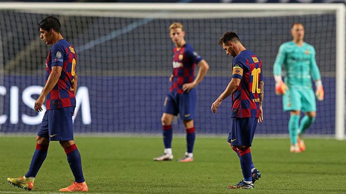 Fc Barcelone yaraye inyagiwe ibitego 8-2