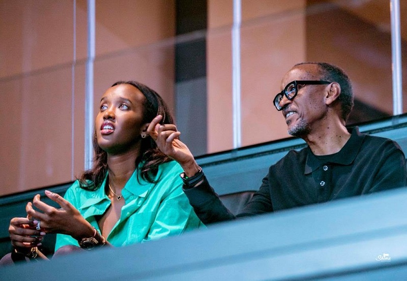 Uyu mukino wakurikiwe kandi na Perezida Kagame