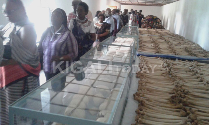 Beretswe ibimenyetso byo mu Rwibutso rwa Nyarubuye.