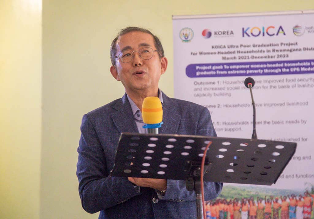 Umuyobozi wa Better World Rwanda, Kim Jeong Ryeol