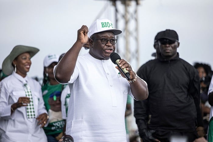Perezida Julius Maada Bio yatorewe kongera kuyobora Sierra Leone