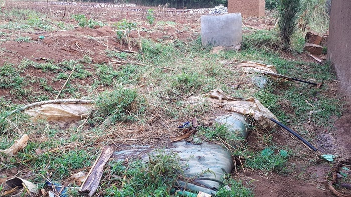 Ikigega cya Biogaz yapfuye mu Kagari ka Kabare mu Murenge wa Rwempasha