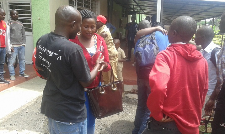 Bishimiye kongera guhura n'imiryango yabo 
