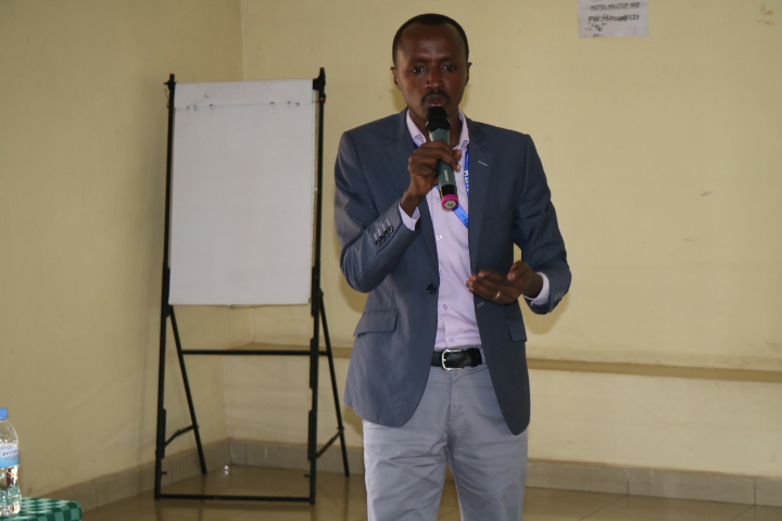 BIZIMUNGU Geoffrey, Umuyobozi w'Ishami 'Youth Social & Ethics Empowerment asobanura ibikorwa urubyiruko rukenewemo byose mu kwibuka ku nshuro ya 25 Jenoside yakorewe Abatutsi